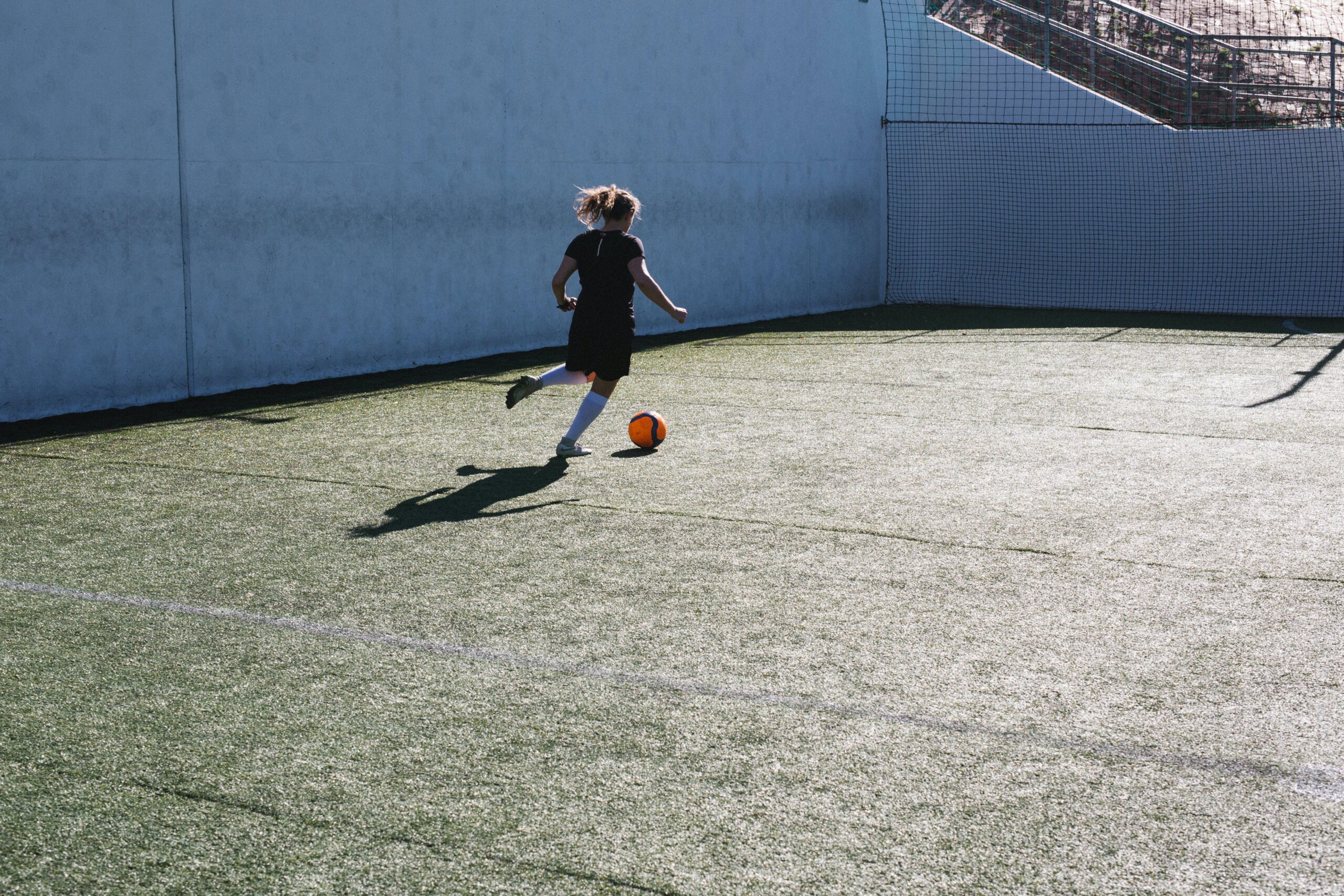 Soccer tricks practice area example